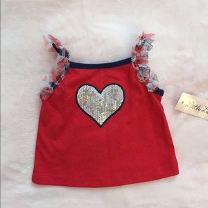 🆕Baby Girl Patriotic Top